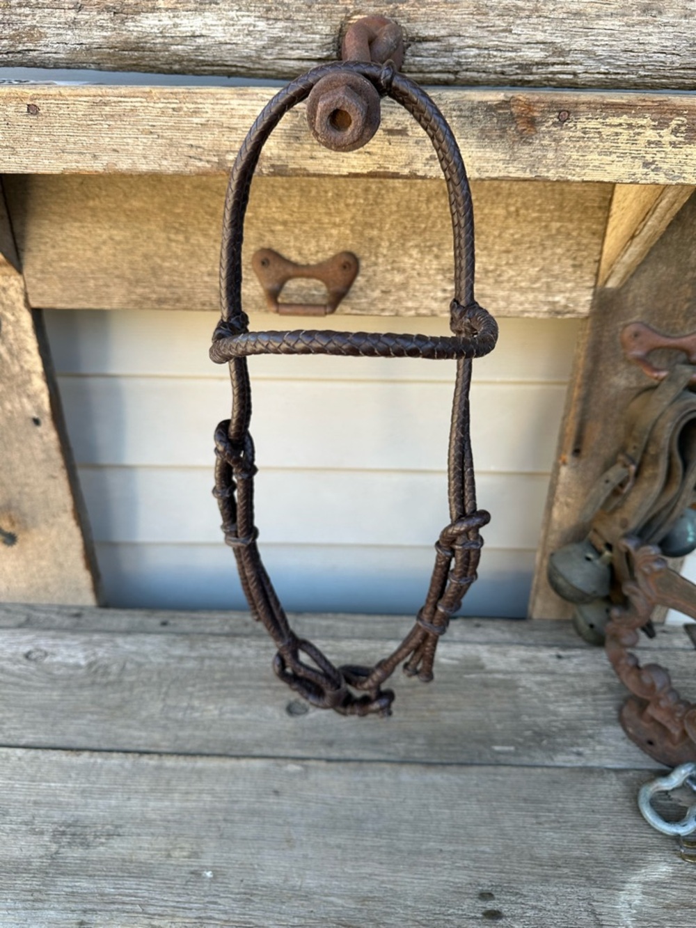 Horse Tack - Braided Leather Western Headstall